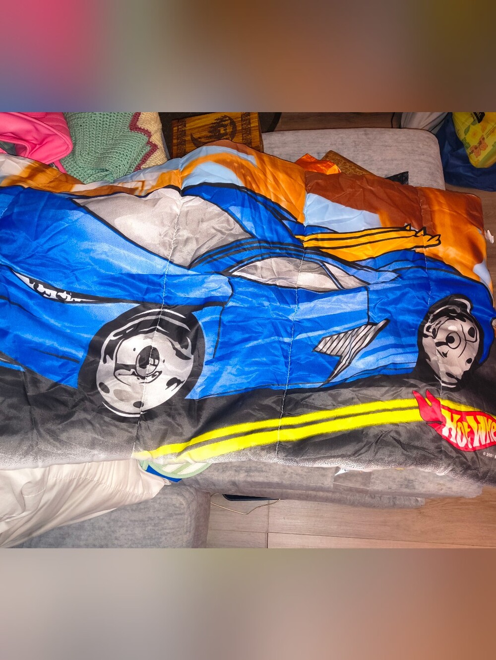 Vintage Hot Wheels 2001 Sleeping Bag